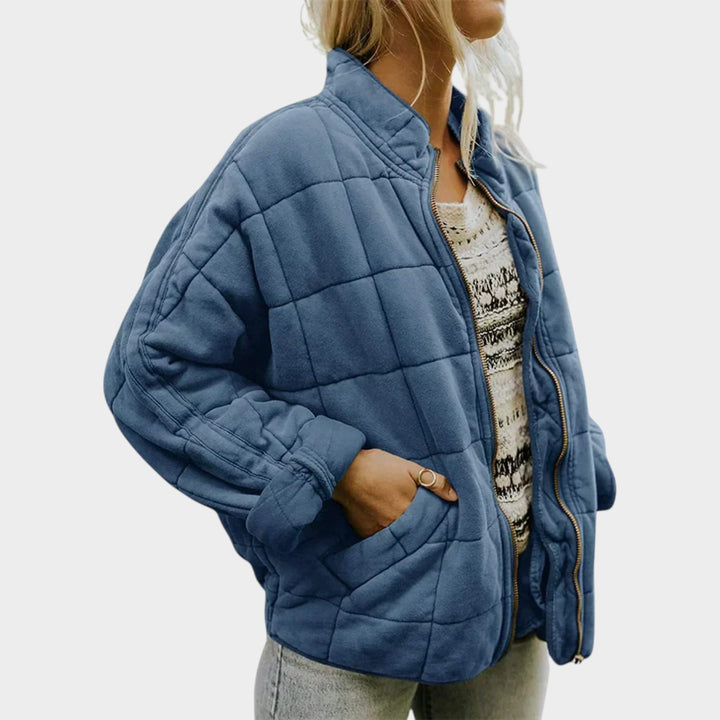 Women’s Quilted Jacket Classic Stitched Design