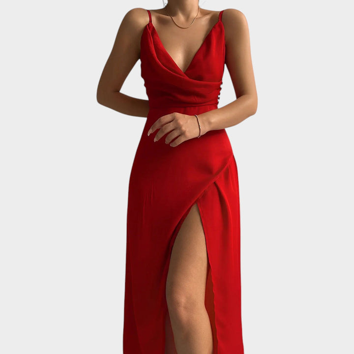 Formal High Split Maxi Dress