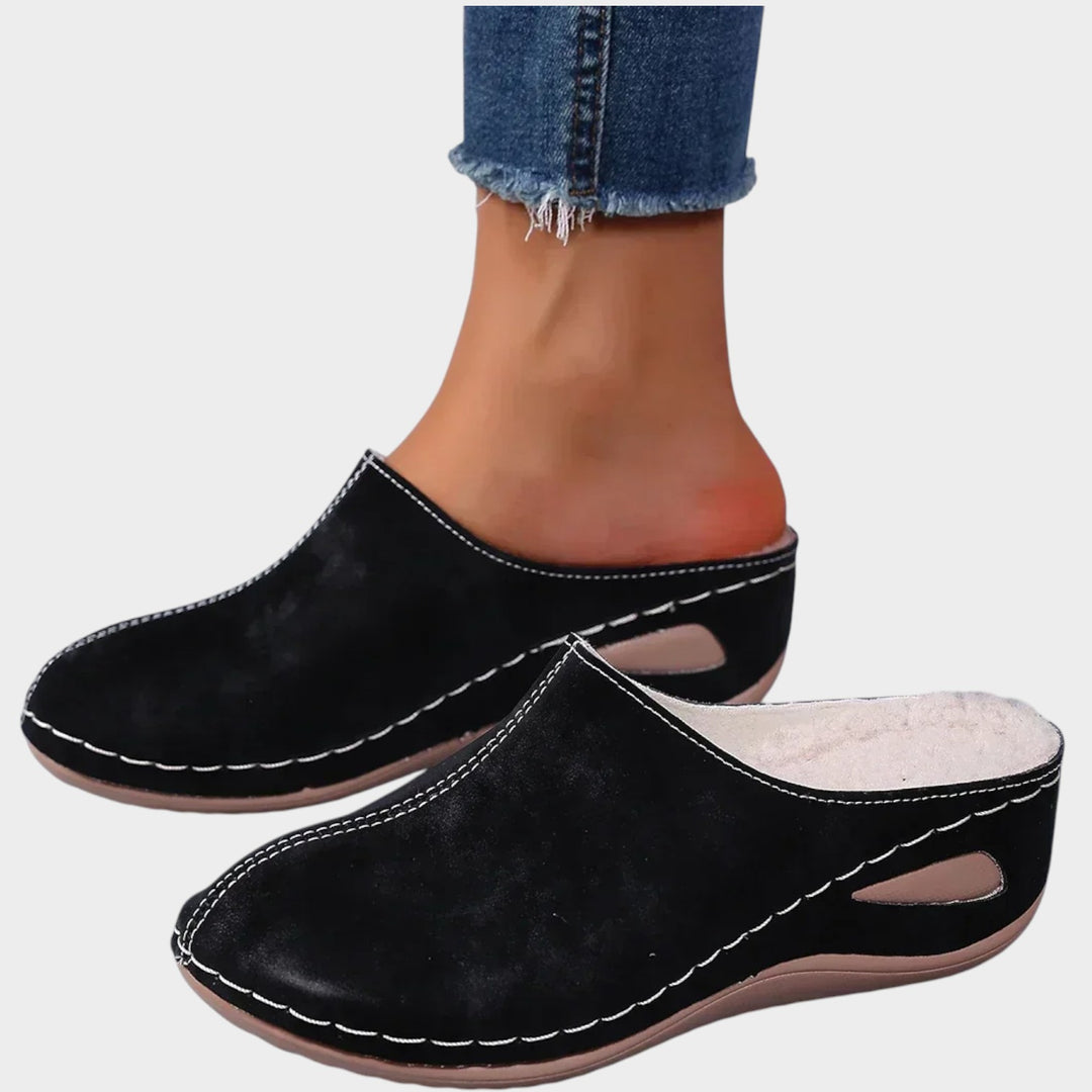 Women’s Lined Slippers Orthopedic Design