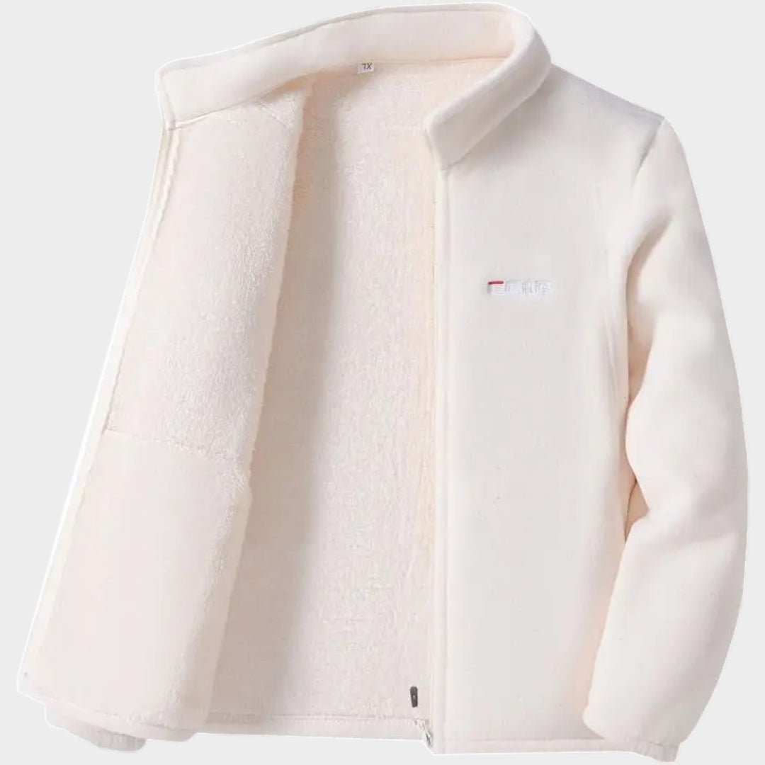 Women’s Fleece Jacket Thermal Zip Up Casual Fit