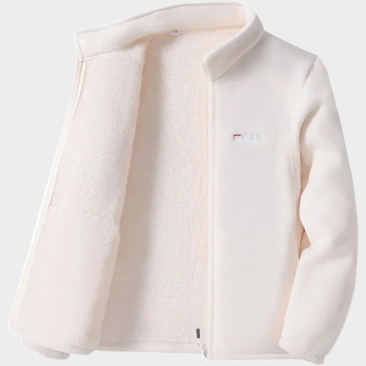 Women’s Fleece Jacket Thermal Zip Up Casual Fit