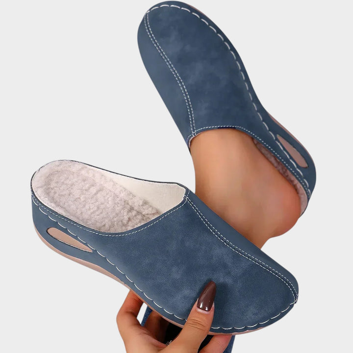 Women’s Lined Slippers Orthopedic Design