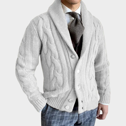 Button-Up Knit  | Woolen Coat