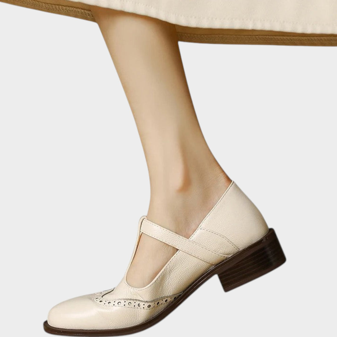 Women’s Mary Jane Shoes Casual Buckle Strap Low Heel Flats