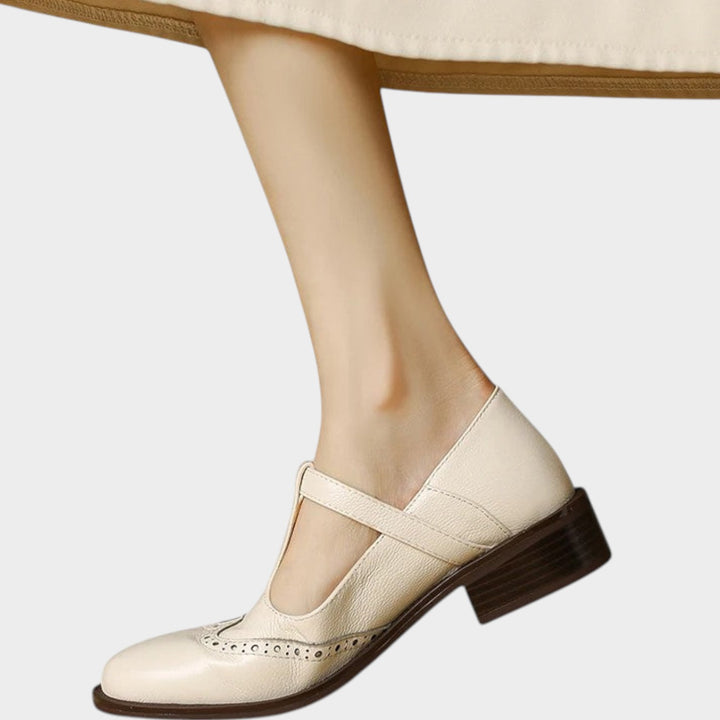 Women’s Mary Jane Shoes Casual Buckle Strap Low Heel Flats