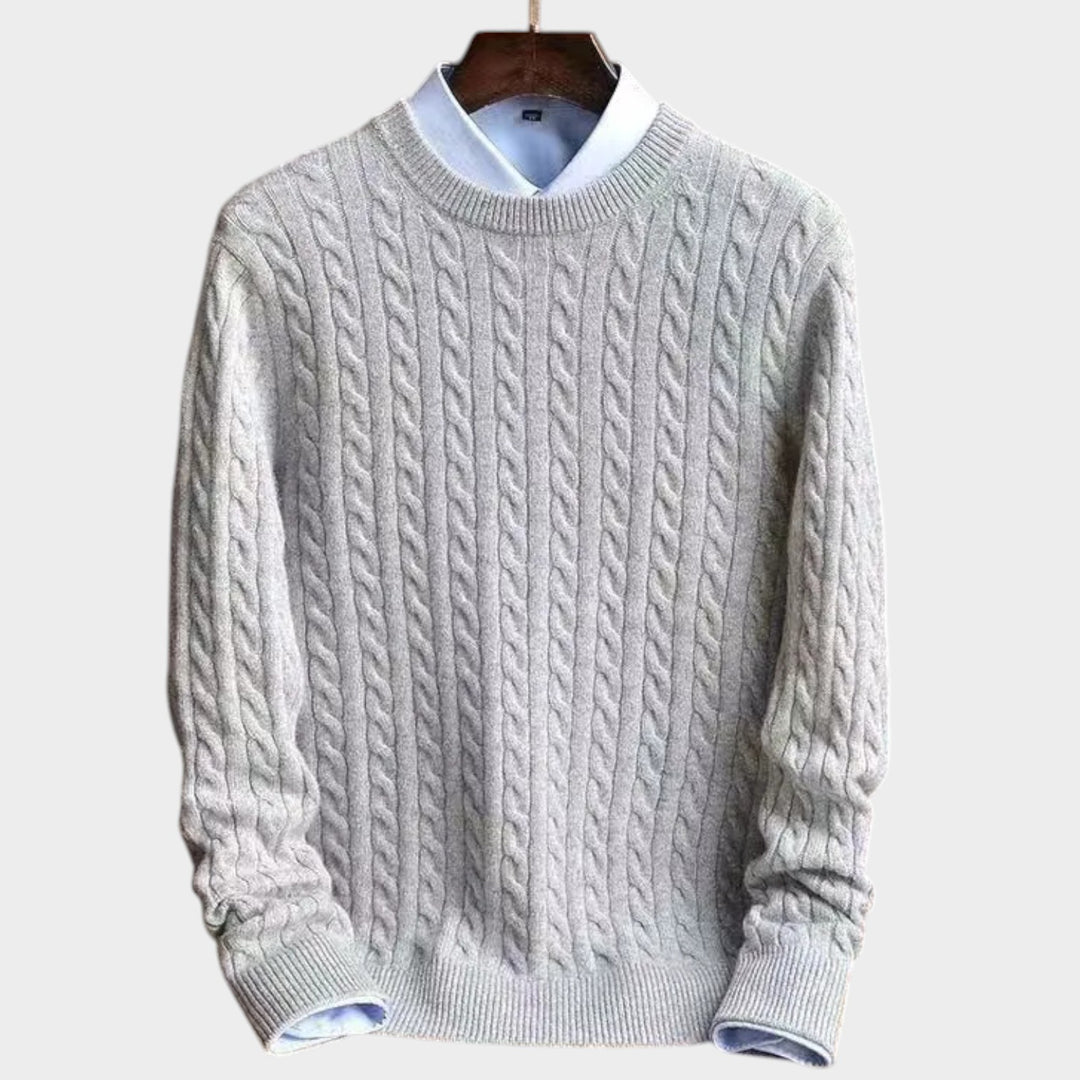 Cotton Cable Knit Sweater