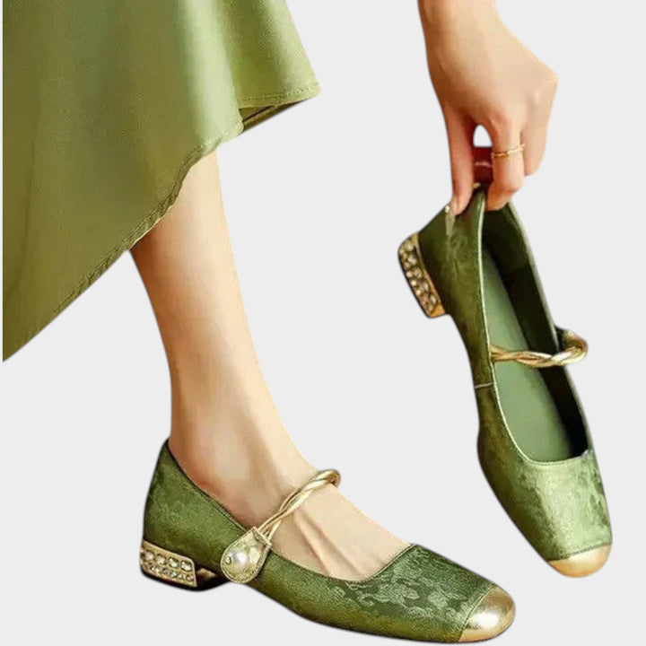 Women’s Mary Jane Shoes Casual Buckle Strap Comfort Flats