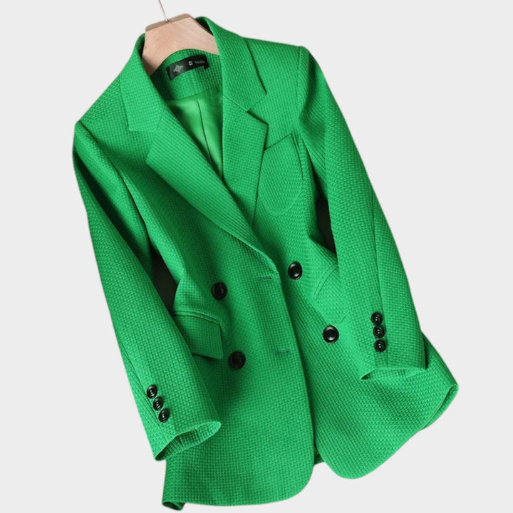 Women’s Double-Breasted Blazer | Tailored Business Jacket for Office &amp; Smart Casual Wear