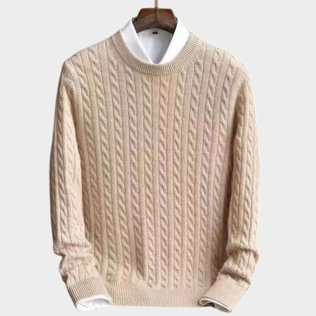 Cotton Cable Knit Sweater