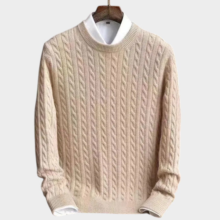 Cotton Cable Knit Sweater