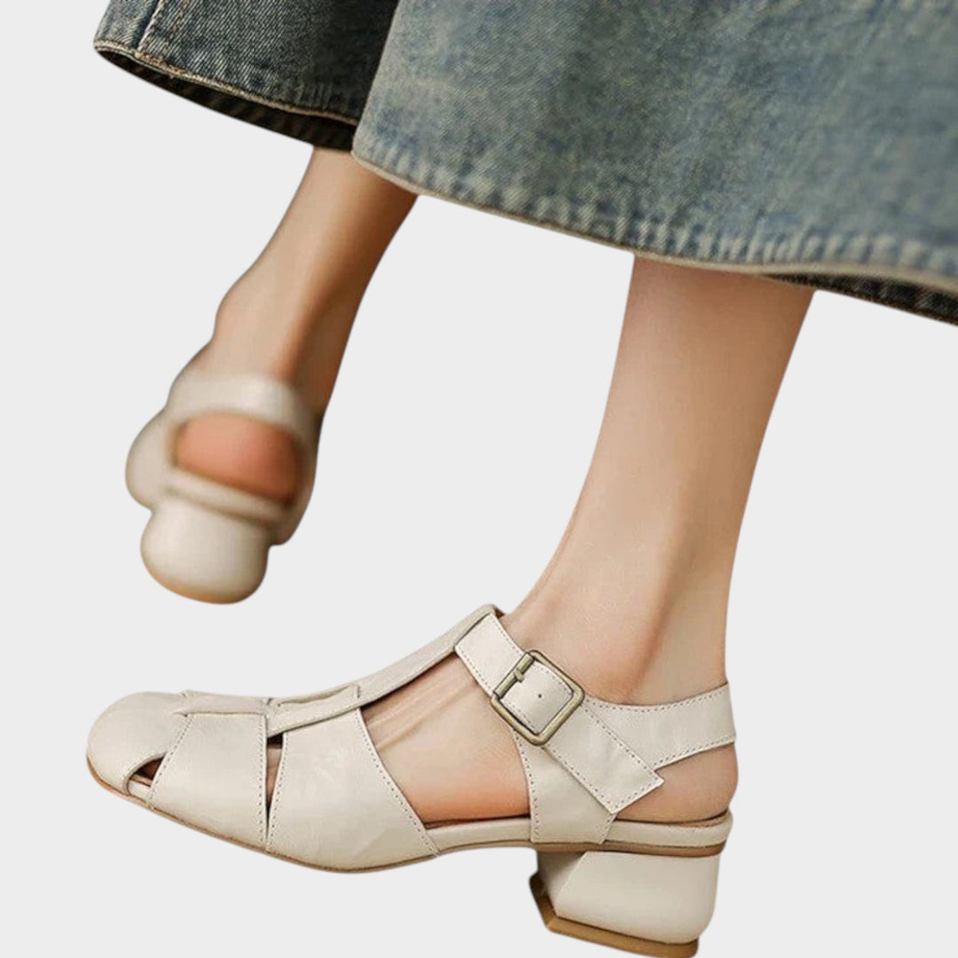 Women’s Mary Jane Shoes Casual Closed Toe Buckle Low Heel
