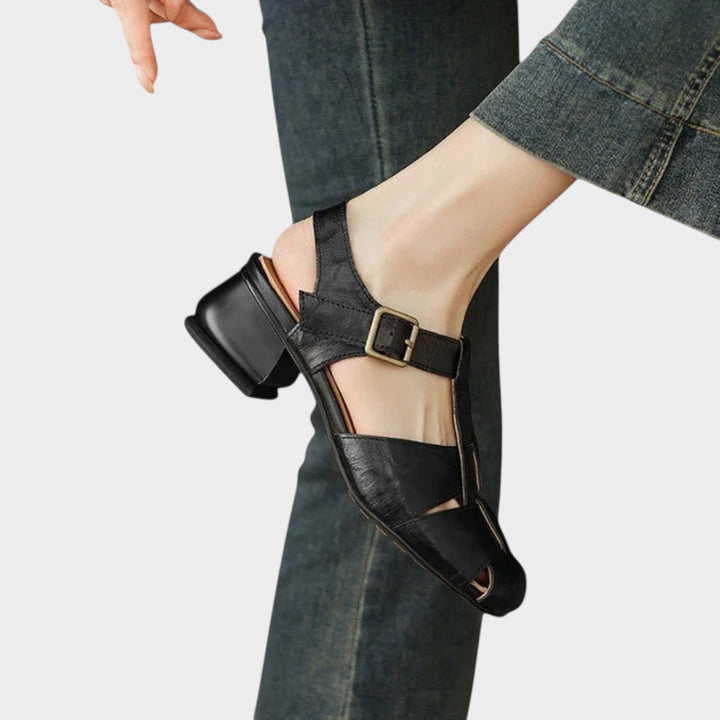 Women’s Mary Jane Shoes Casual Closed Toe Buckle Low Heel