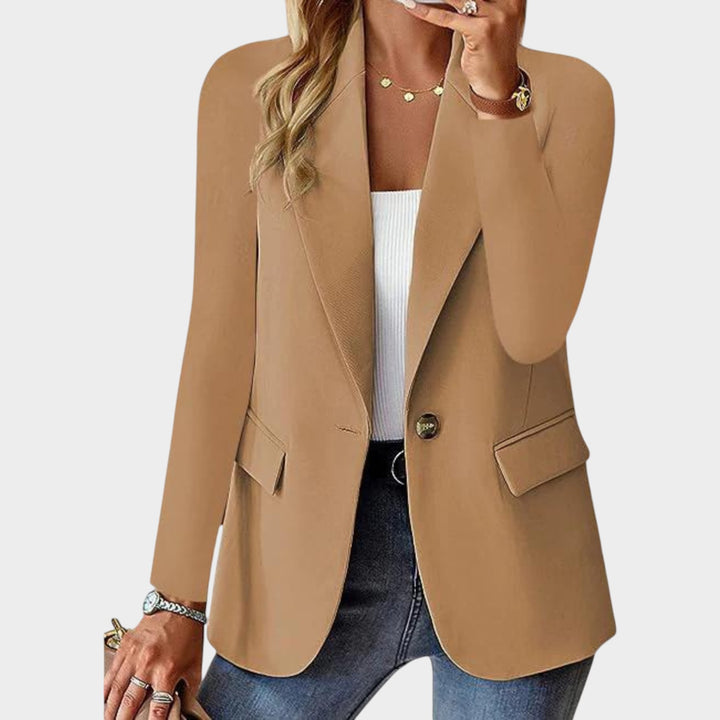 Women’s Blazer Business Tailored Fit Single Button