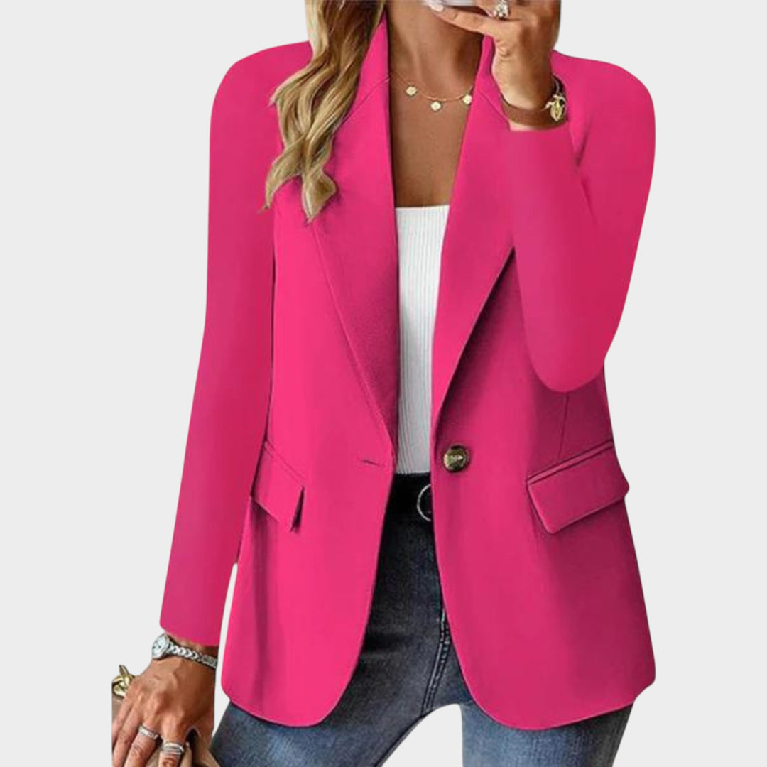 Women’s Blazer Business Tailored Fit Single Button