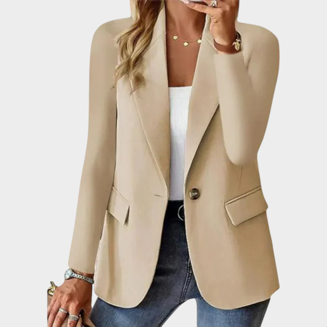 Women’s Blazer Business Tailored Fit Single Button