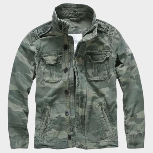 Retro Denim Jacket with Multiple Pockets