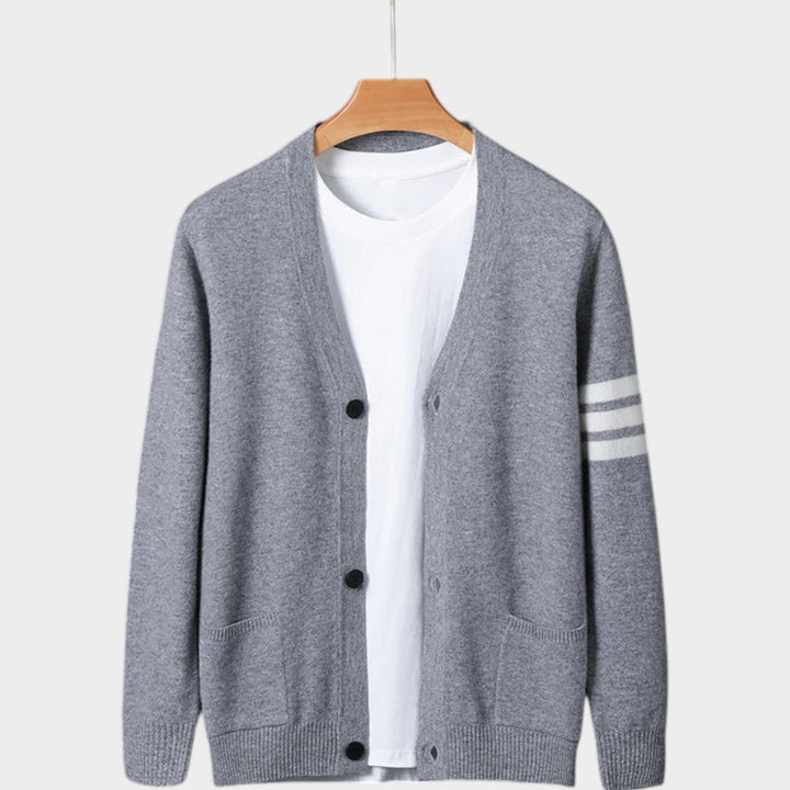 Classic V-Neck Knit  |  Cardigan