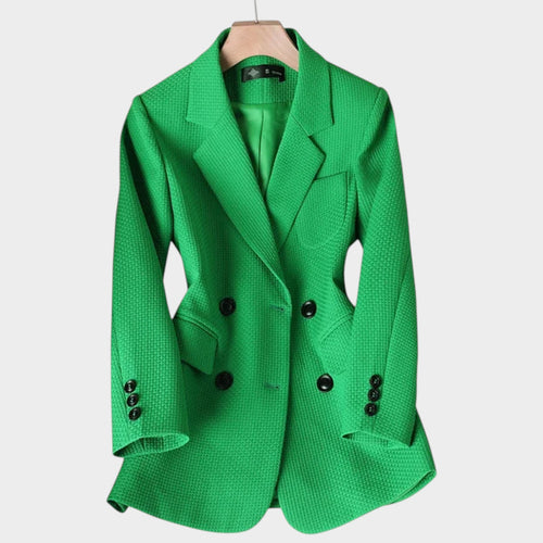 Women's Blazer Wool Oversized Double Breasted
