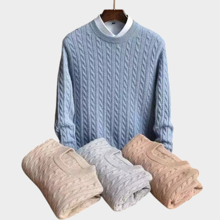 Cotton Cable Knit Sweater