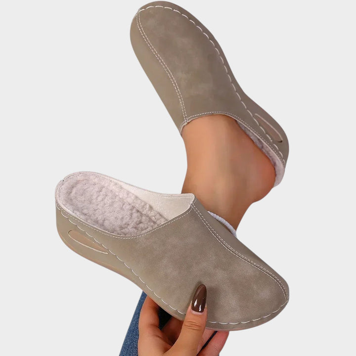 Women’s Lined Slippers Orthopedic Design