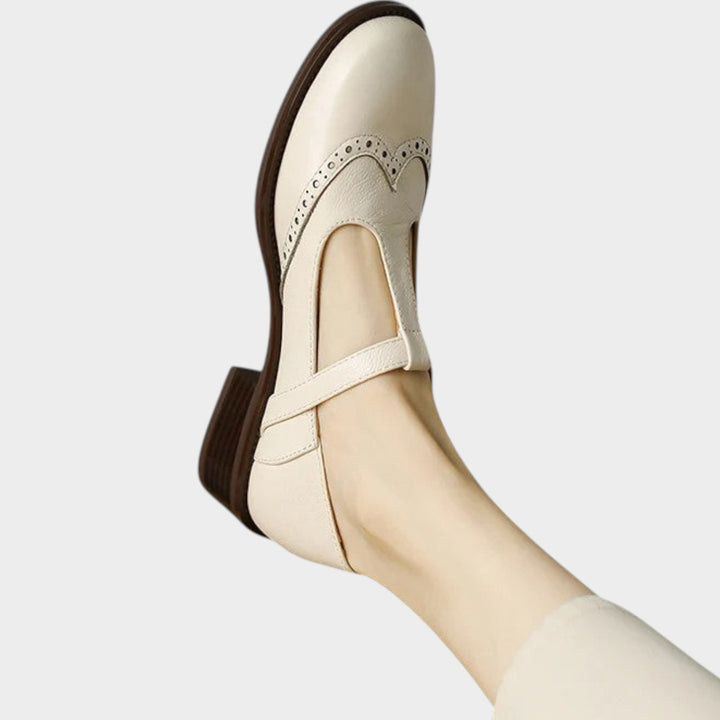 Women’s Mary Jane Shoes Casual Buckle Strap Low Heel Flats