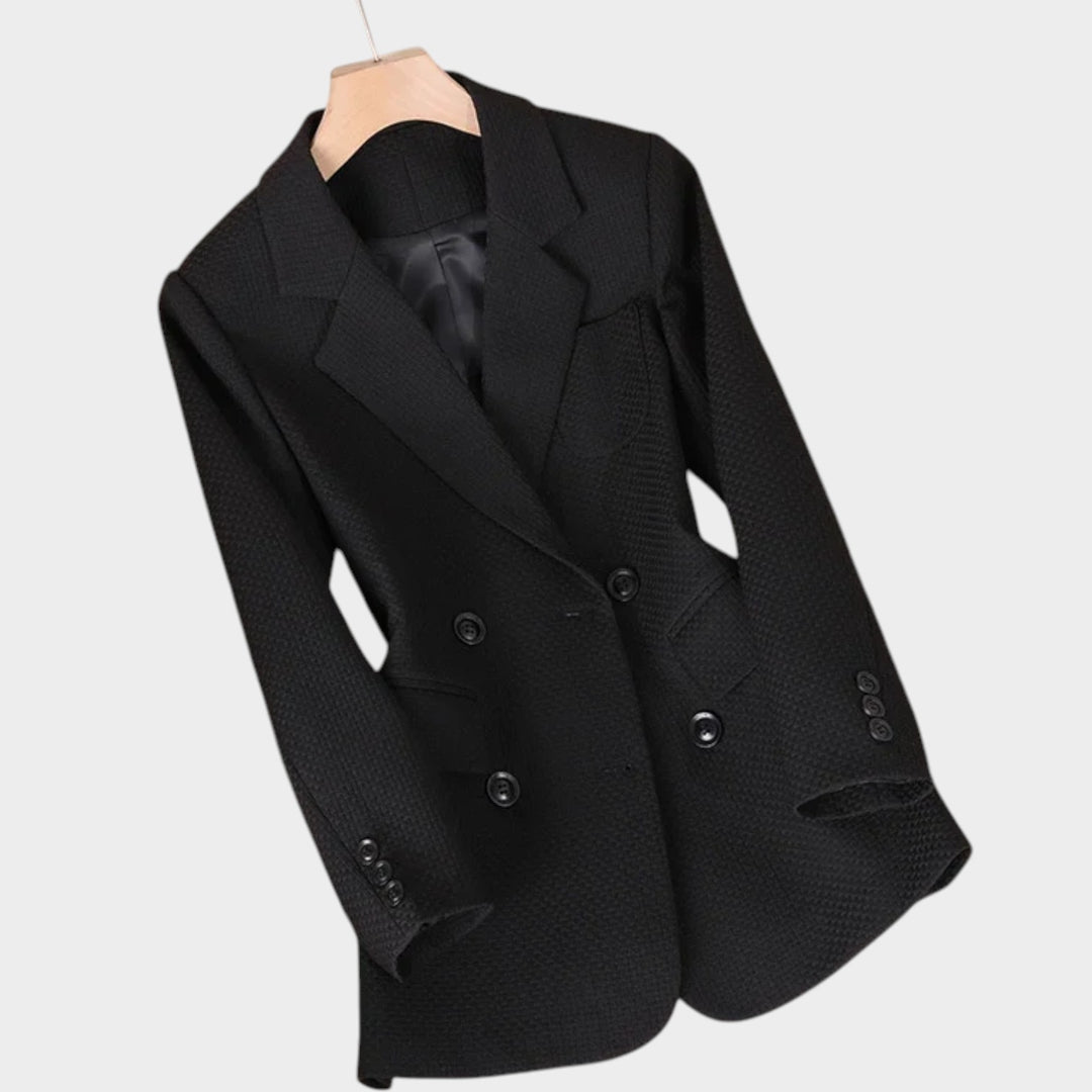 Women’s Double-Breasted Blazer | Tailored Business Jacket for Office &amp; Smart Casual Wear