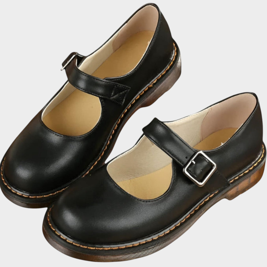 Women’s Mary Jane Shoes Casual Vintage Buckle Strap Flats