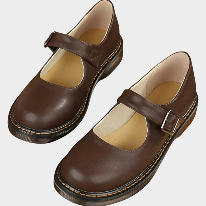 Women’s Mary Jane Shoes Casual Vintage Buckle Strap Flats