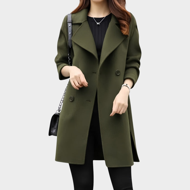 Women’s Longline Coat Timeless Outerwear Design