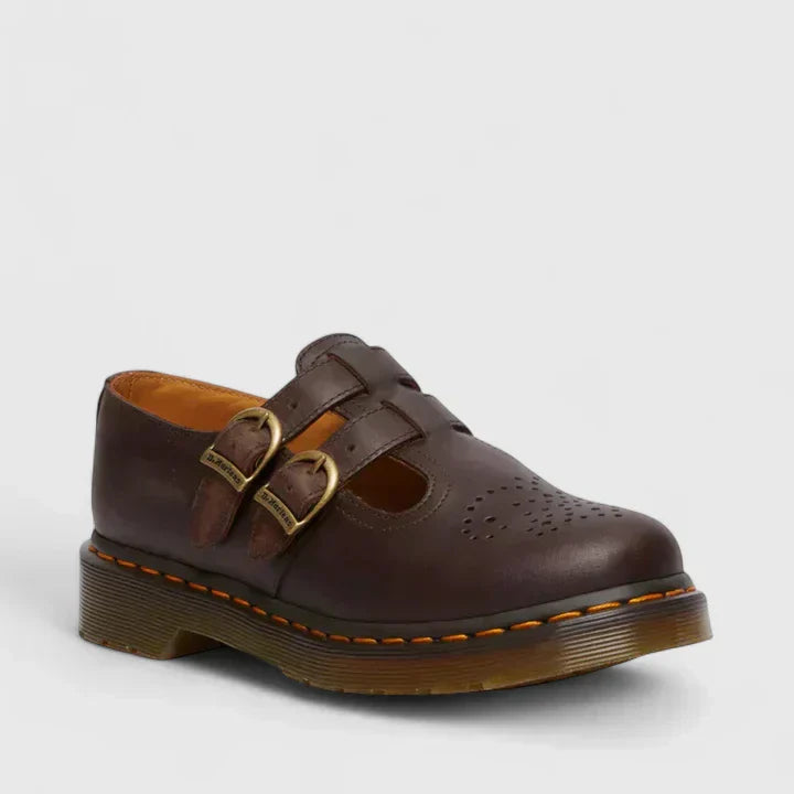 Edgy Double Buckle | Mary Jane Shoes