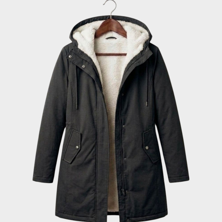 Women’s Winter Coat Fleece Lined Long Line