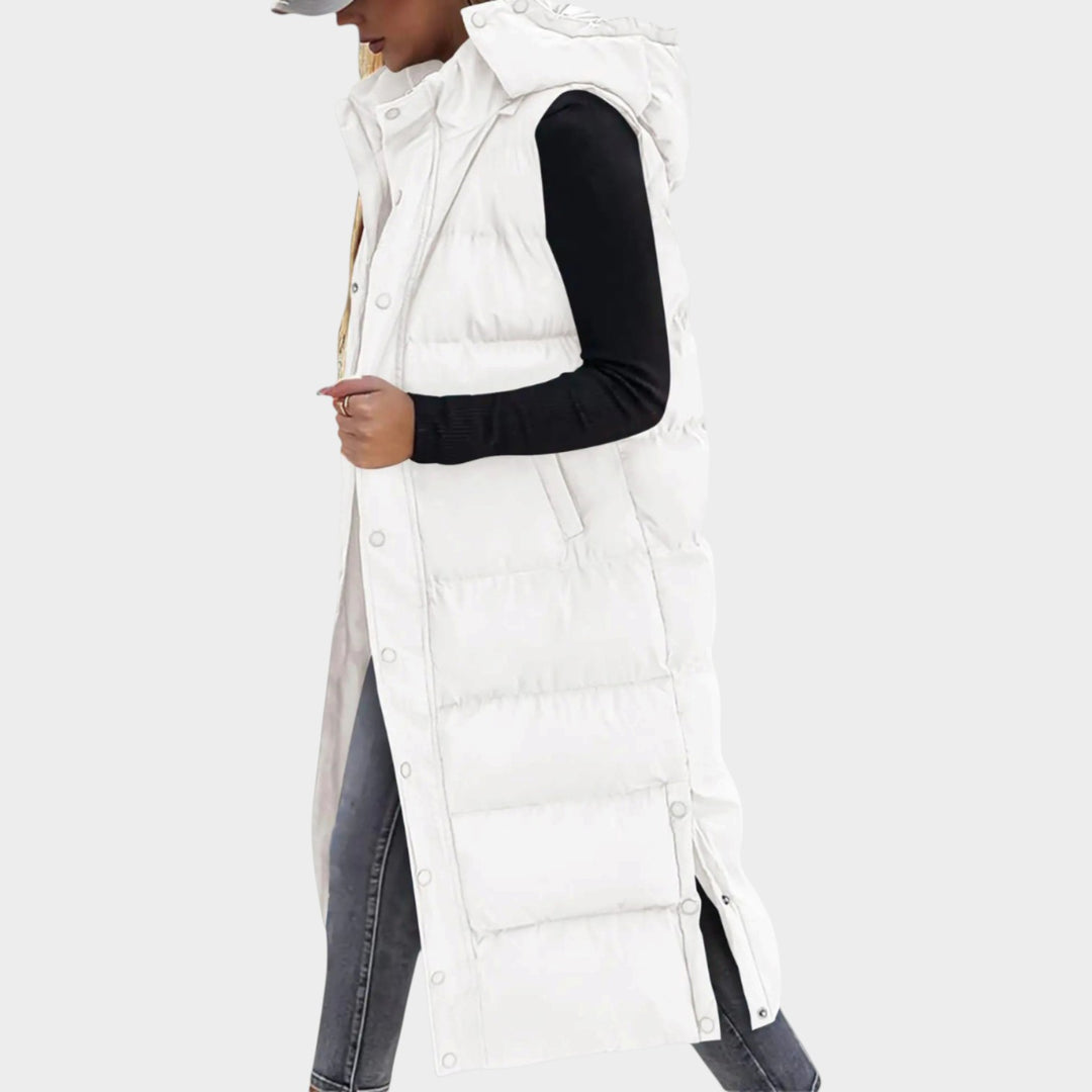 Women’s Puffer Coat Sleeveless Quilted Design