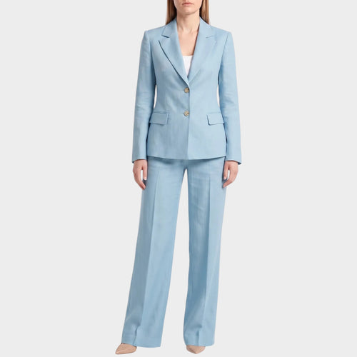 Women’s Suit Set Two Piece Blazer Wide Leg Trousers