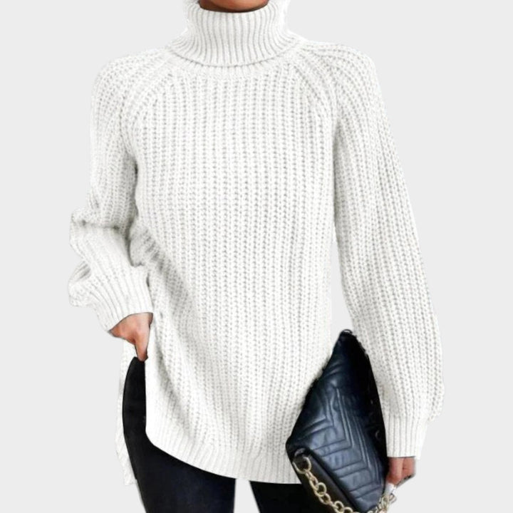 Women’s Turtleneck Sweater Long Sleeve Classic Knit Style