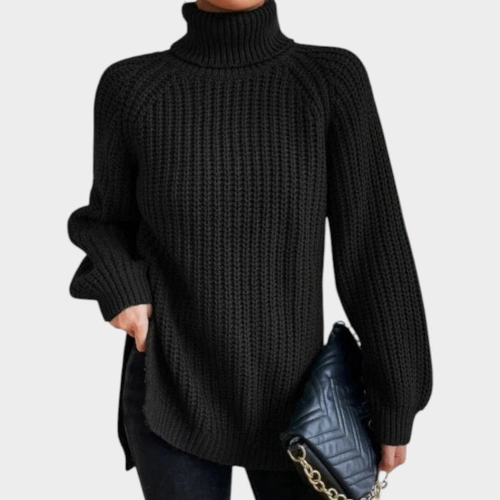 Women’s Turtleneck Sweater Long Sleeve Classic Knit Style