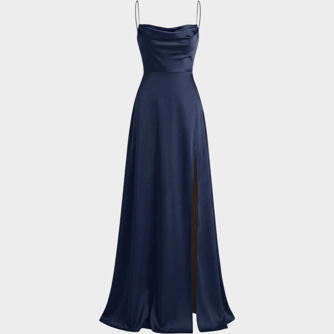 Formal Spaghetti Strap Maxi Dress