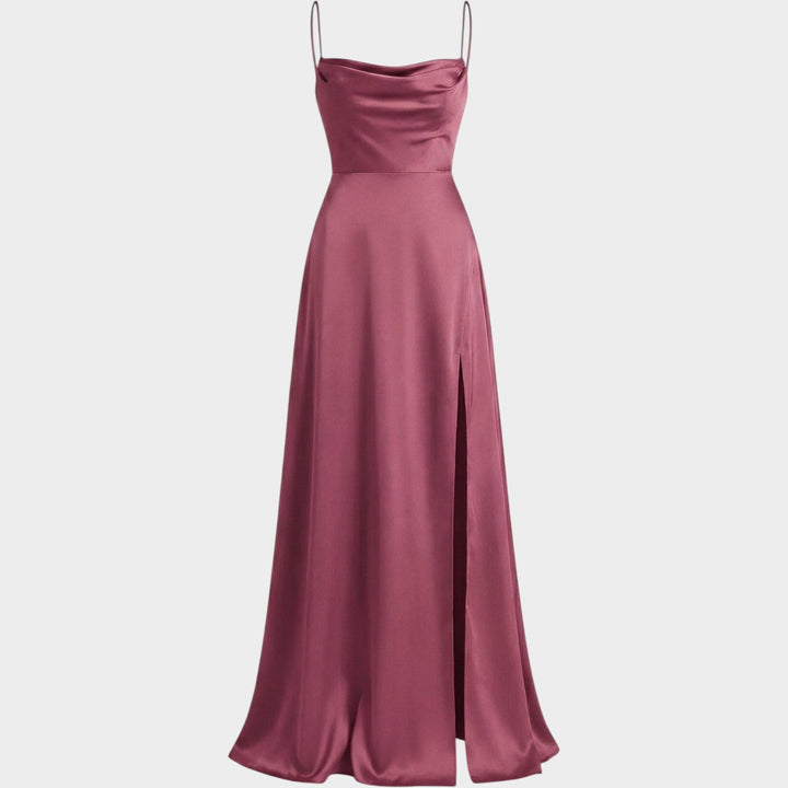 Formal Spaghetti Strap Maxi Dress