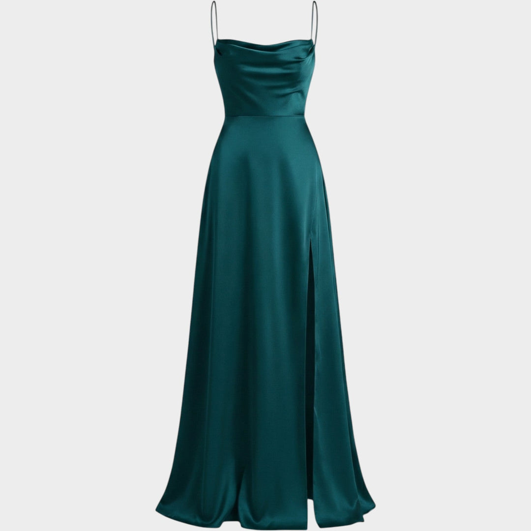 Formal Spaghetti Strap Maxi Dress