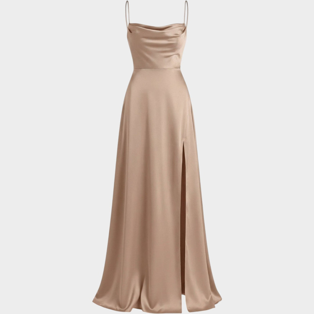 Formal Spaghetti Strap Maxi Dress