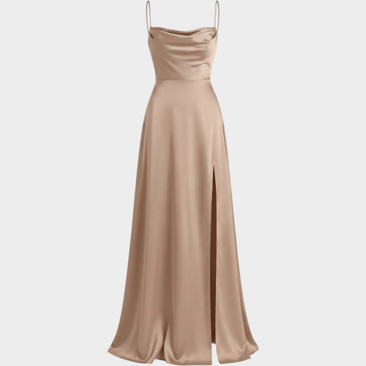 Formal Spaghetti Strap Maxi Dress