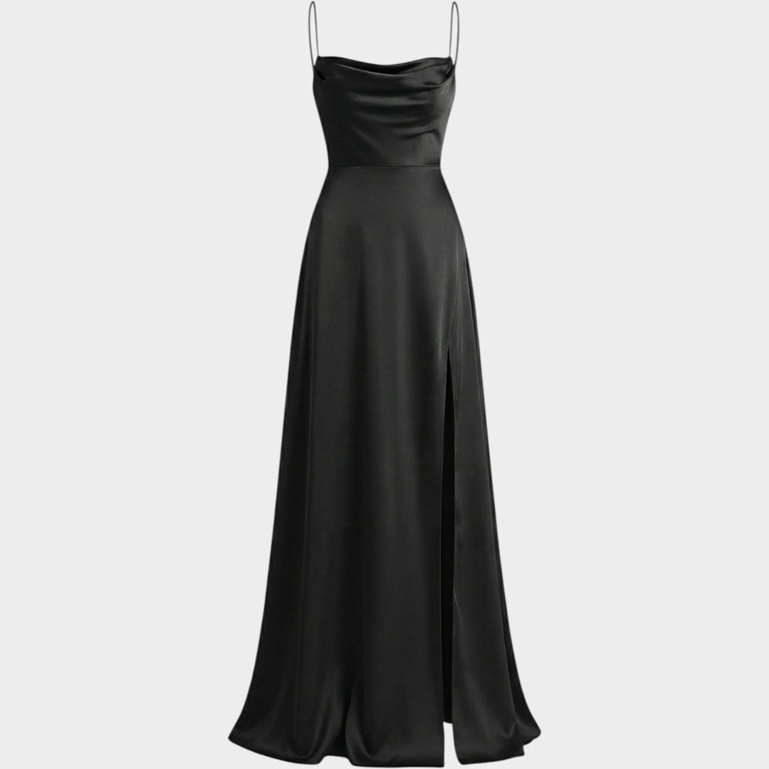 Formal Spaghetti Strap Maxi Dress
