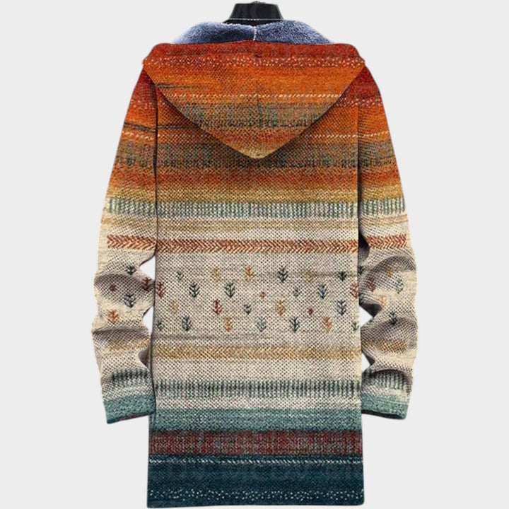 Women’s Fleece Jacket Abstract Statement Design