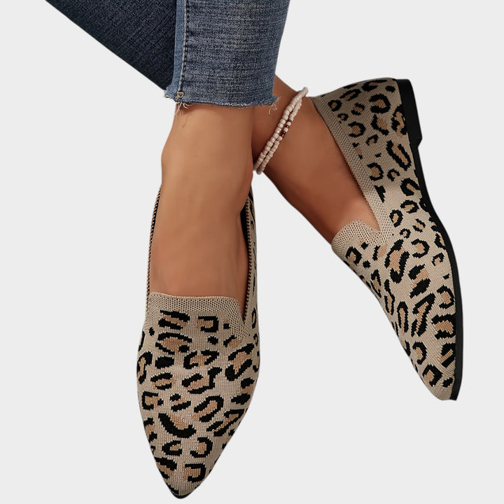 Women’s Ballet Flats Leopard Print Pointed Toe