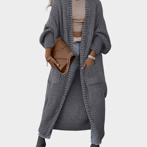 Women's Knit Cardigan Casual Longline