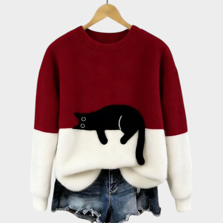 Women’s Knit Sweater Oversized Cozy Relaxed Fit