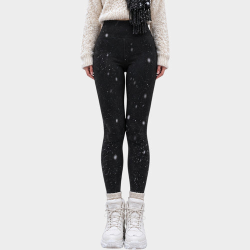 Women’s Thermal Leggings High-Waist Thick Stretch Tummy Control