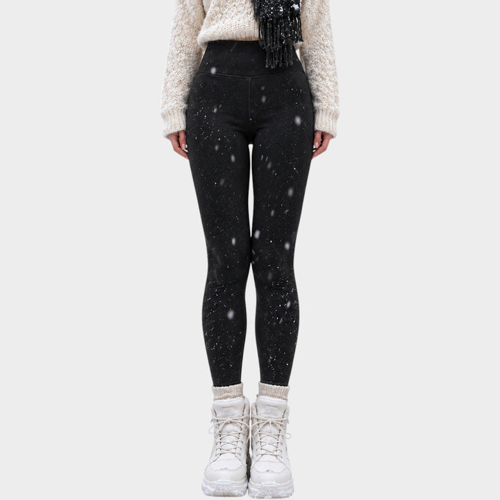 Women’s Thermal Leggings High-Waist Thick Stretch Tummy Control
