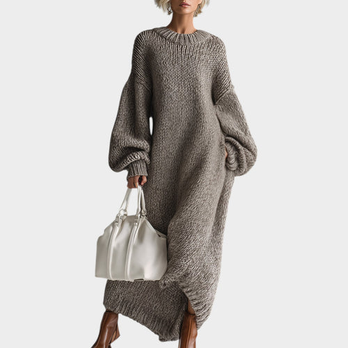 Women's Knit Dress Maxi Oversized Fit