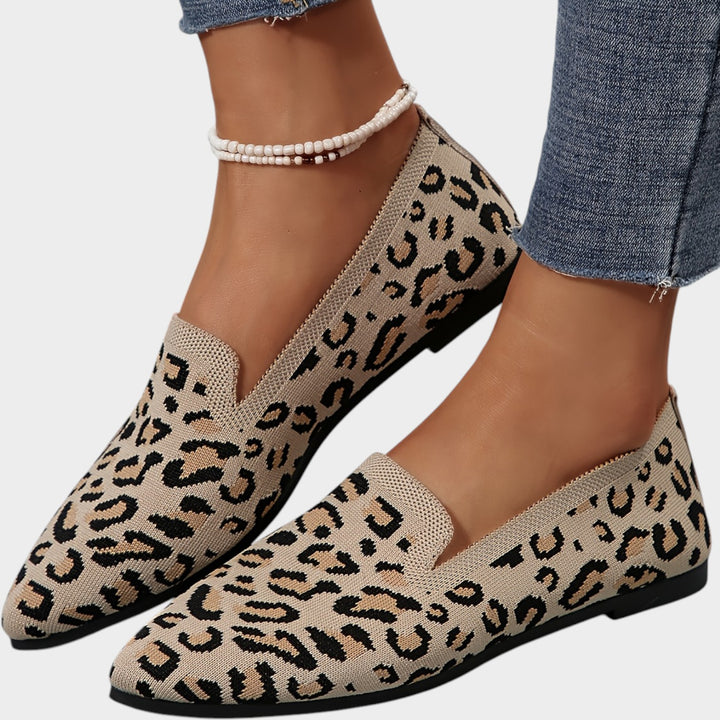 Women’s Ballet Flats Leopard Print Pointed Toe