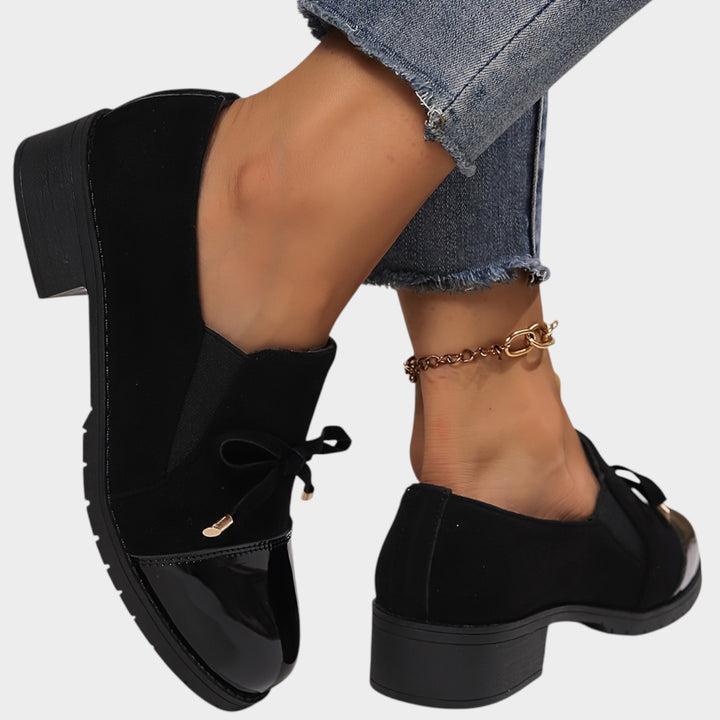 Women’s Platform Loafers Bow Detail Low Heel